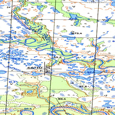 Avenza Systems Inc. Soviet Genshtab map - q43-069/070 - Russia digital map