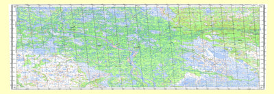 Avenza Systems Inc. Soviet Genshtab map - q43-073/074 - Russia digital map