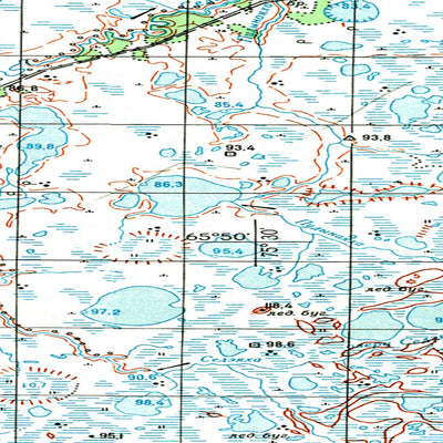 Avenza Systems Inc. Soviet Genshtab map - q43-079/080--(1979) - Russia digital map