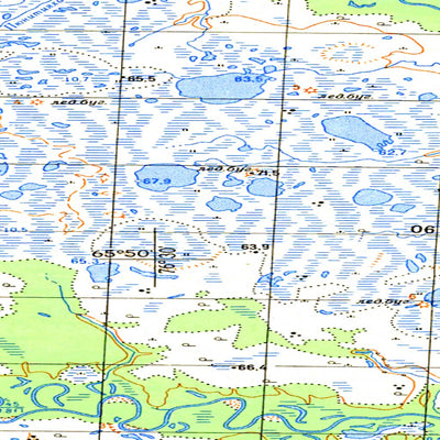 Avenza Systems Inc. Soviet Genshtab map - q43-081/082 - Russia digital map