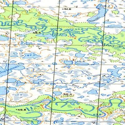 Avenza Systems Inc. Soviet Genshtab map - q43-081/082 - Russia digital map