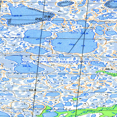 Avenza Systems Inc. Soviet Genshtab map - q43-083/084 - Russia digital map