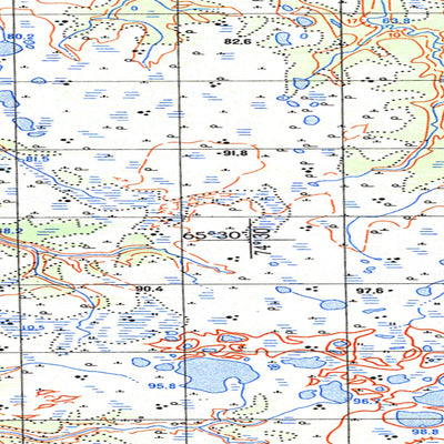 Avenza Systems Inc. Soviet Genshtab map - q43-089/090 - Russia digital map