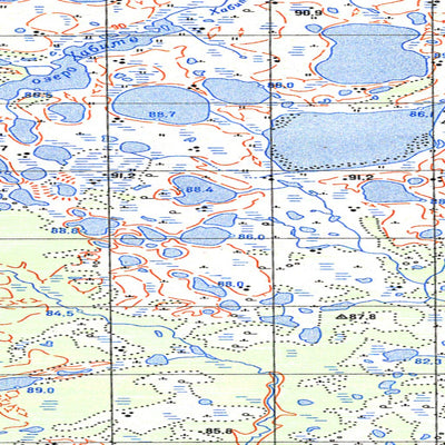 Avenza Systems Inc. Soviet Genshtab map - q43-089/090 - Russia digital map
