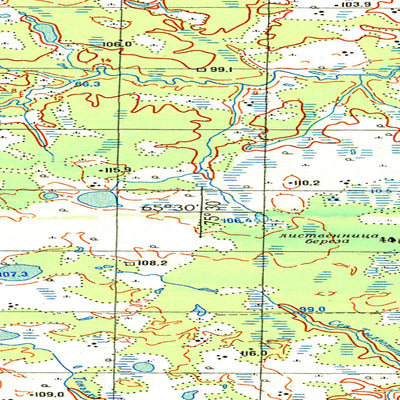 Avenza Systems Inc. Soviet Genshtab map - q43-091/092 - Russia digital map