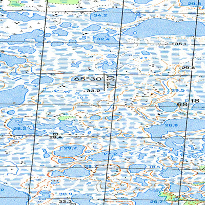 Avenza Systems Inc. Soviet Genshtab map - q43-095/096 - Russia digital map