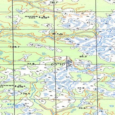 Avenza Systems Inc. Soviet Genshtab map - q43-101/102 - Russia digital map