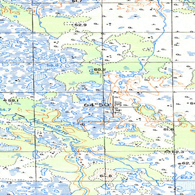 Avenza Systems Inc. Soviet Genshtab map - q43-113/114 - Russia digital map