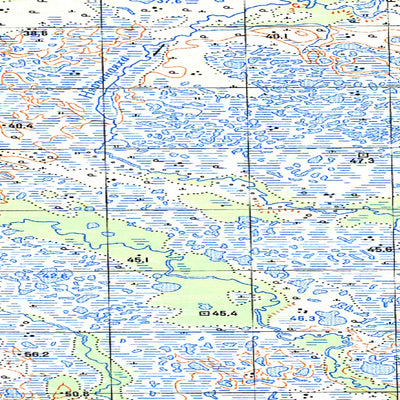 Avenza Systems Inc. Soviet Genshtab map - q43-113/114 - Russia digital map