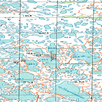 Avenza Systems Inc. Soviet Genshtab map - q43-115/116 - Russia digital map