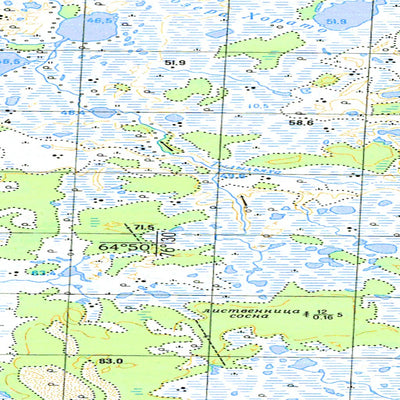 Avenza Systems Inc. Soviet Genshtab map - q43-117/118 - Russia digital map
