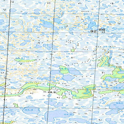 Avenza Systems Inc. Soviet Genshtab map - q43-117/118 - Russia digital map