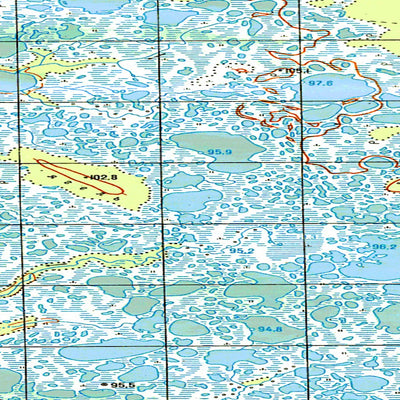 Avenza Systems Inc. Soviet Genshtab map - q43-125/126 - Russia digital map