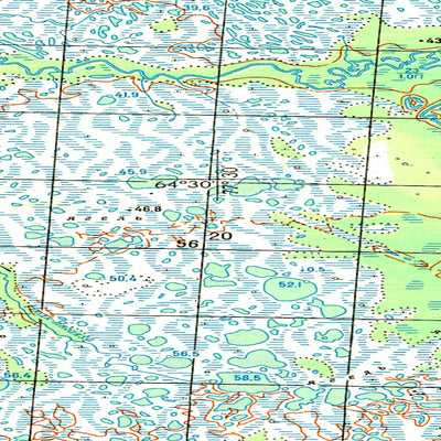 Avenza Systems Inc. Soviet Genshtab map - q43-131/132 - Russia digital map