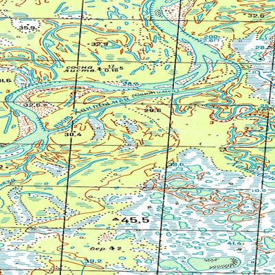 Avenza Systems Inc. Soviet Genshtab map - q43-131/132 - Russia digital map