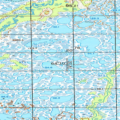 Avenza Systems Inc. Soviet Genshtab map - q43-137/138 - Russia digital map