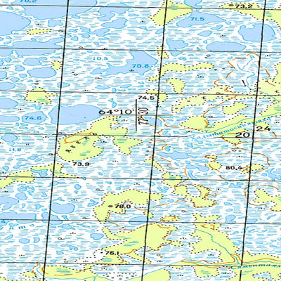 Avenza Systems Inc. Soviet Genshtab map - q43-143/144 - Russia digital map