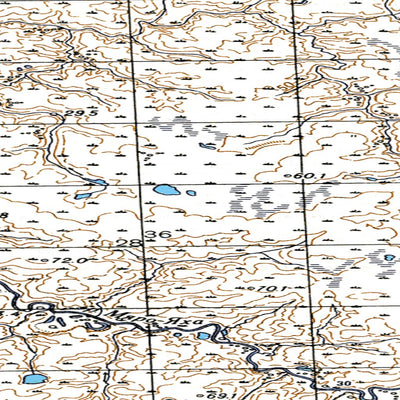 Avenza Systems Inc. Soviet Genshtab map - q44-003/004 - Russia digital map