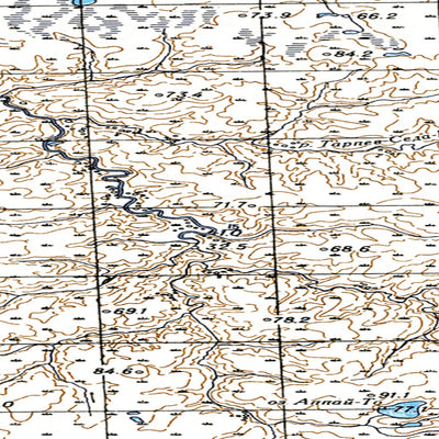 Avenza Systems Inc. Soviet Genshtab map - q44-003/004 - Russia digital map