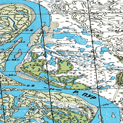 Avenza Systems Inc. Soviet Genshtab map - q44-025/026 - Russia digital map