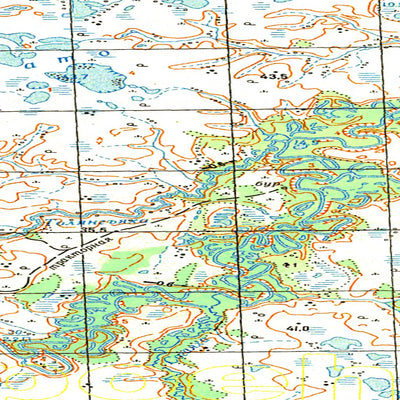 Avenza Systems Inc. Soviet Genshtab map - q44-039/040 - Russia digital map