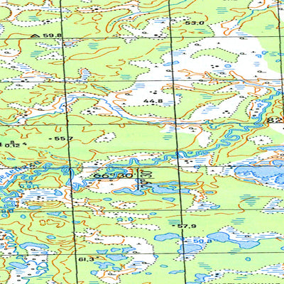 Avenza Systems Inc. Soviet Genshtab map - q44-051/052 - Russia digital map