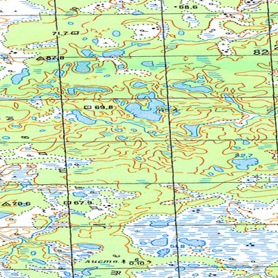 Avenza Systems Inc. Soviet Genshtab map - q44-051/052 - Russia digital map