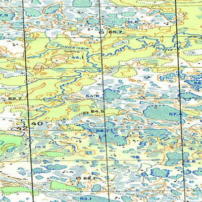Avenza Systems Inc. Soviet Genshtab map - q44-063/064 - Russia digital map
