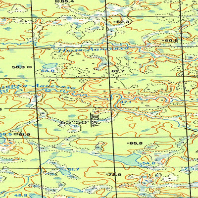 Avenza Systems Inc. Soviet Genshtab map - q44-075/076 - Russia digital map