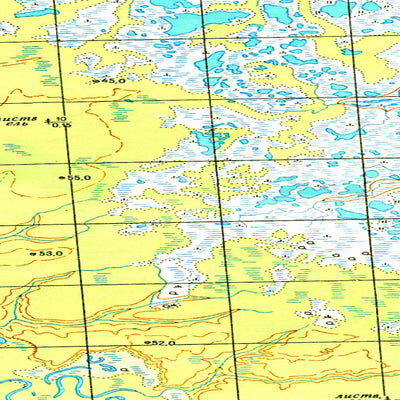 Avenza Systems Inc. Soviet Genshtab map - q44-085/086 - Russia digital map