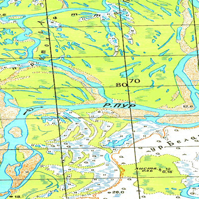 Avenza Systems Inc. Soviet Genshtab map - q44-085/086 - Russia digital map