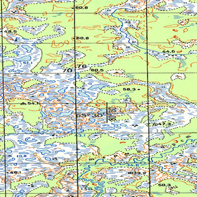 Avenza Systems Inc. Soviet Genshtab map - q44-089/090 - Russia digital map
