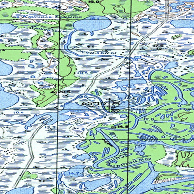 Avenza Systems Inc. Soviet Genshtab map - q44-103/104 - Russia digital map