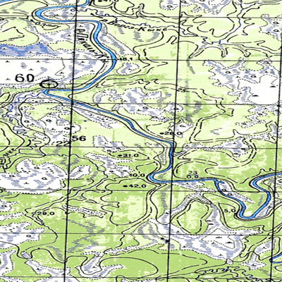 Avenza Systems Inc. Soviet Genshtab map - q44-105/106 - Russia digital map