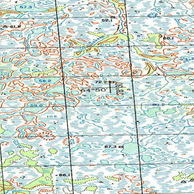 Avenza Systems Inc. Soviet Genshtab map - q44-109/110 - Russia digital map