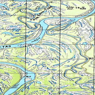 Avenza Systems Inc. Soviet Genshtab map - q44-115/116 - Russia digital map