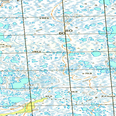Avenza Systems Inc. Soviet Genshtab map - q44-121/122 - Russia digital map
