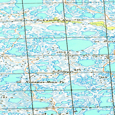 Avenza Systems Inc. Soviet Genshtab map - q44-121/122 - Russia digital map