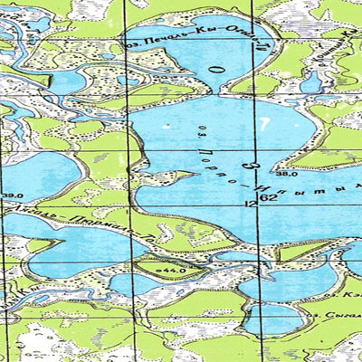 Avenza Systems Inc. Soviet Genshtab map - q44-137/138 - Russia digital map