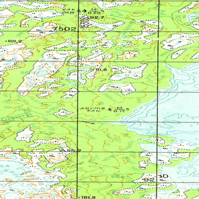 Avenza Systems Inc. Soviet Genshtab map - q45-019/020 - Russia digital map