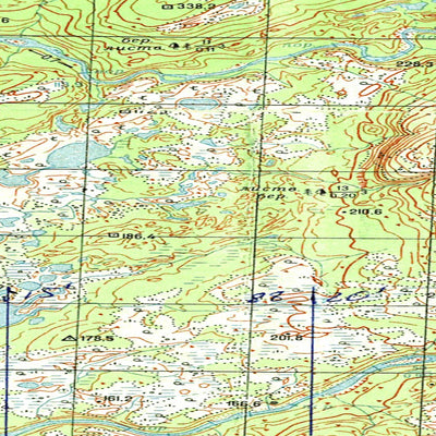 Avenza Systems Inc. Soviet Genshtab map - q45-021/022 - Russia digital map