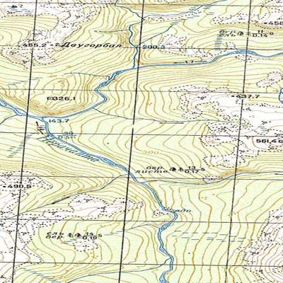 Avenza Systems Inc. Soviet Genshtab map - q45-071/072 - Russia digital map
