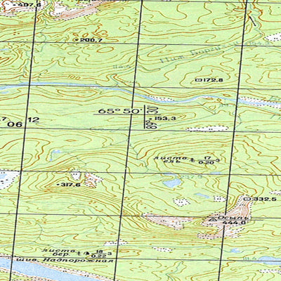 Avenza Systems Inc. Soviet Genshtab map - q45-083/084 - Russia digital map