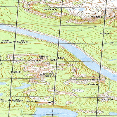 Avenza Systems Inc. Soviet Genshtab map - q45-083/084 - Russia digital map