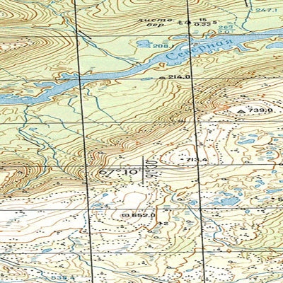 Avenza Systems Inc. Soviet Genshtab map - q46-027/028 - Russia digital map