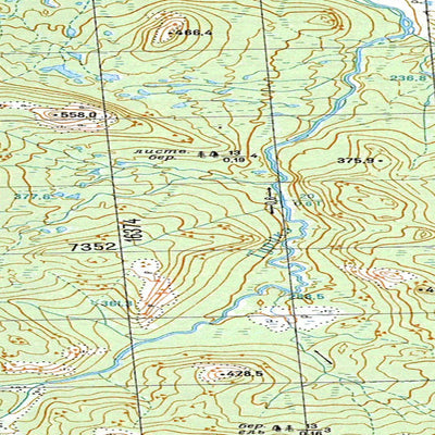Avenza Systems Inc. Soviet Genshtab map - q46-061/062 - Russia digital map