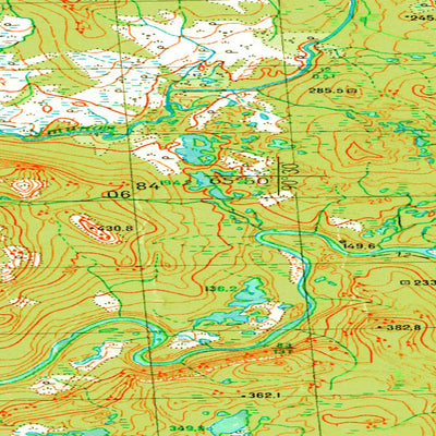 Avenza Systems Inc. Soviet Genshtab map - q46-073/074 - Russia digital map
