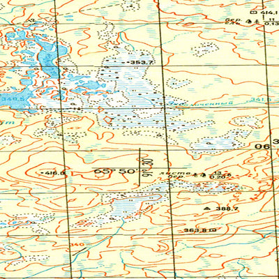Avenza Systems Inc. Soviet Genshtab map - q46-075/076 - Russia digital map