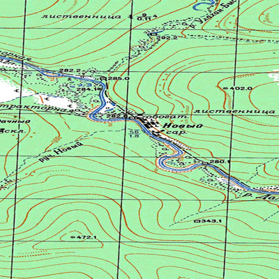 Avenza Systems Inc. Soviet Genshtab map - q49-057/058 - Russia digital map