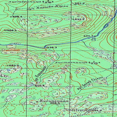 Avenza Systems Inc. Soviet Genshtab map - q49-079/080 - Russia digital map